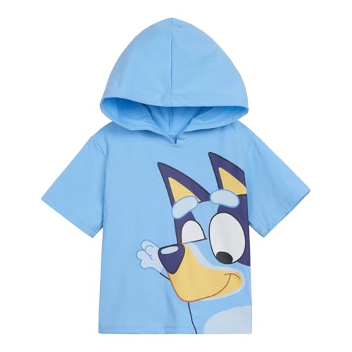 Image of Bluey Pullover Hoodie and French Terry Shorts Toddler to Big Kid Sizes (2T - 10-12)