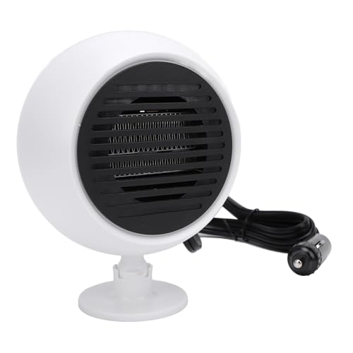 Ventilador de Calentador de Automóvil Portátil con Calefacción Rápida, Defogger de Descongelación y Sobrecarga - Calentador de Espacio de Automóvil Ligero (12V) (24V) (12V)