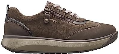 JOYA Laura Brown, Women's Sneaker in Suede Leather, Brown, 9.5 | Image 2