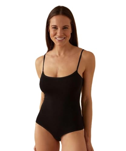 JADEA Body Donna 4155 – Spalline Sottili, Cotone...