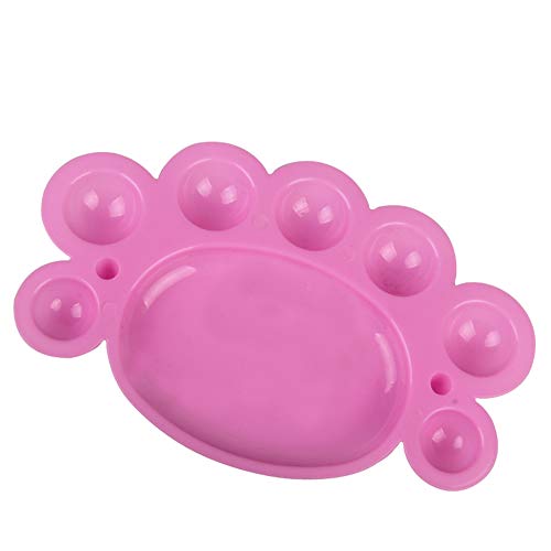 Kakakooo 1PCS Pintura Paleta de Pintura del Artista Bandeja de Mezcla Pintura al óleo de plástico Paleta de Acuarela para la Pintura del Arte DIY