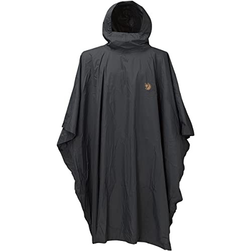 Fjällräven Herren Poncho Regenmantel, Grau (Graphite 031), Einheitsgröße Große Größen EU