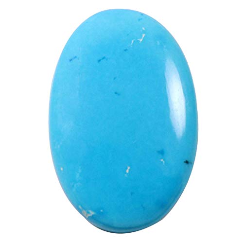 Cabochon ovale magnésite turquoise stable et facile à sertir pour éviter les fissures