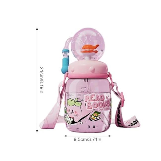 18oz Whale Design Water Cup with Fun Fountain Effect,Drinking Cup With Whale Squirt,Whale Fountain Tumbler No Spill,Cute Water Bottle with Lids and Straws,Creative Whale Spray Sippy Cups (Green)