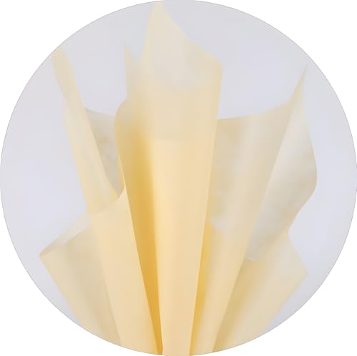 MLSG Flower Wrapping Paper Light Yellow