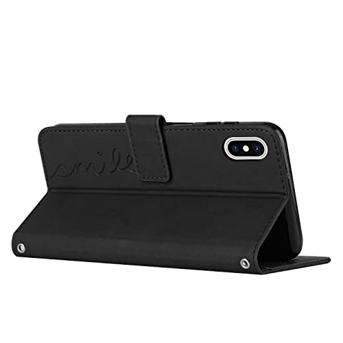 Grandoin Compatible with iPhone XS Max Crossbody Case, PU Leather Wallet Lanyard Case with with Card Holder - Image 4