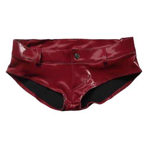 Short en similicuir pour danse et tenues de scène audacieuses