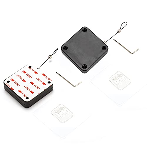 2Pcs Punch-Free Automatic Door Closer Multifunctional Automatically Screen Door Closer Residential Commercial Auto Door Closer With Drawstring Closer Door Retractable For Internal Home Store #TOP3