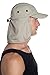 Top Level Fishing Sun Cap - Ear Neck Flap Hat, Sand