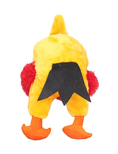 Image of Tickles Standing Angry Bird Cartoon Character Soft Stuffed Plush Toy for Kids Birthday Gifts (Color: Yellow Size: 30 cm)