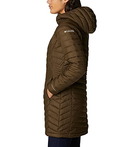 Image of Columbia Women Solid Powder Lite Mid Jacket Hoodie