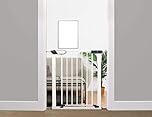 Callowesse Kemble Narrow Child & Pet Gate, 76cm High, Fits Openings 65-70cm, Pressure-Fitted, No Screws, for Narrow Doorways, Stairs & Hallways. Extensions Available (White)