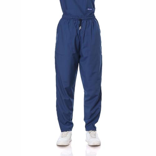 Image of Women's 5-Pocket Scrub Suit | Set of Top & Pant | Half Sleeves | Mandarin Collar | Breathable Polyviscose Fabric | Comfortable | Durable | Uniform for Doctors Nurse & Dentist DB 5XL