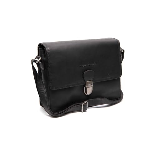 Sac à épaule bandoulière Lunor Flapoverbag authentique The Chesterfield Brand noir