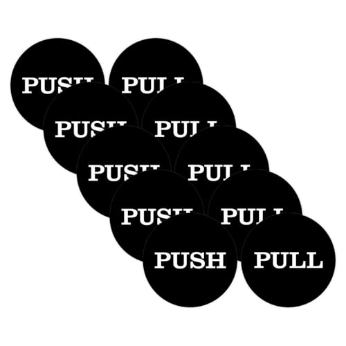 Panneaux de porte Push Pull pour guider vos clients dans vos bureaux