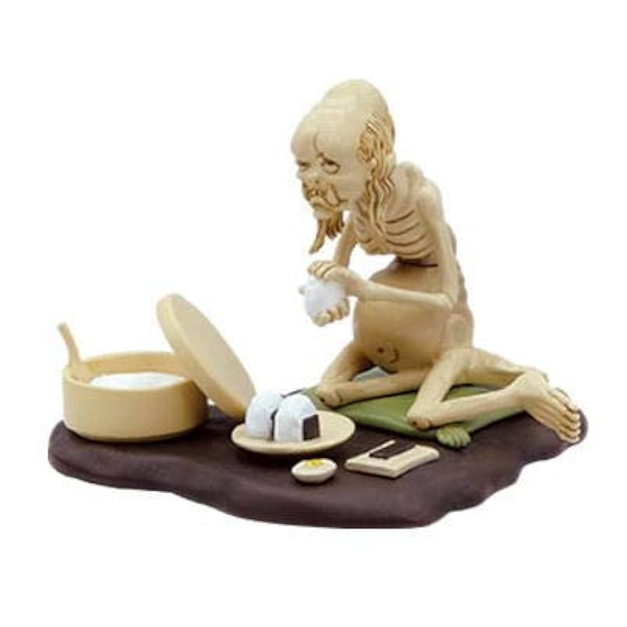 〈丁寧な生活をする餓鬼〉のジオラマ 丁寧な生活をする餓鬼〉のジオラマ