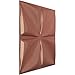 Ekena Millwork 19 5/8"W x 19 5/8"H Riley EnduraWall Decorative 3D Wall Panel, Champagne Pink (12-Pack for 32.04 Sq. Ft.