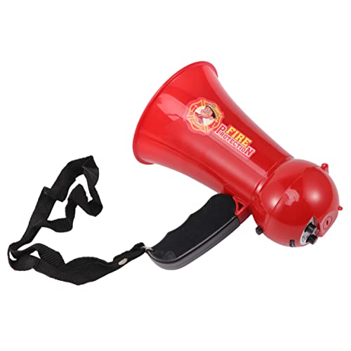 Yardwe Megafone Criança Cosplay Alto-Falante Brinquedo Vermelho