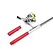 Shurhome Pocket Fishing Rod Pen Fishing Rod Telescopic Fishing Rod with Reel Fishing Rod Reel Combo Set