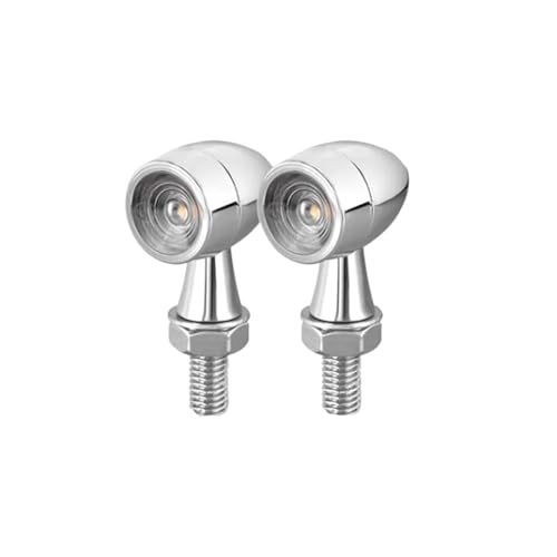 Antibrouillards longue portée LED 12V double couleur blanc ambre moto 8mm