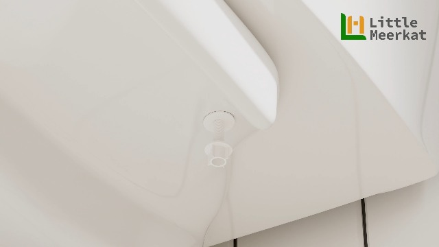 Little Meerkat 21 Inch Extra Tall Toilet, 12 In. Rough-in Two Piece High Toilets For Seniors & Tall Person, 1.28 GPF Single Flush Comfortable Elongated Tall Toilet - White