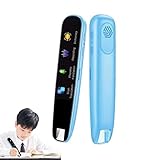 Stylo de lecture révolutionnaire : grâce à l'utilisation d'une technologie avancée, ce stylo de lecture reconnaît intelligemment le sens du mot et la prononciation et l'affiche sur un écran LCD. Enregistrez le texte lors de la numérisation rapide pour référence ultérieure.