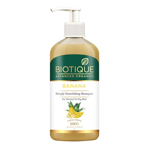 Biotique Banana Deeply Nourishing Hair Shampoo for Normal to Dry Hair, 300ml