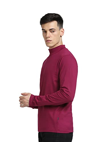 Image of Jack & Jones Men's Cotton Solid Slim Fit Crew Neck T-Shirt