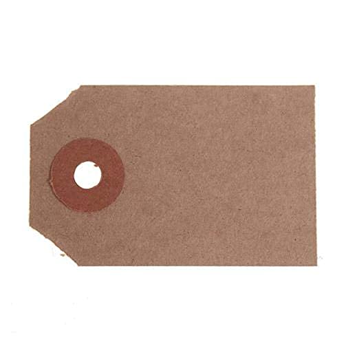 Etiqueta reforzada sin cuerdas de 108 x 54 mm para inventario profesional, 1000 uds