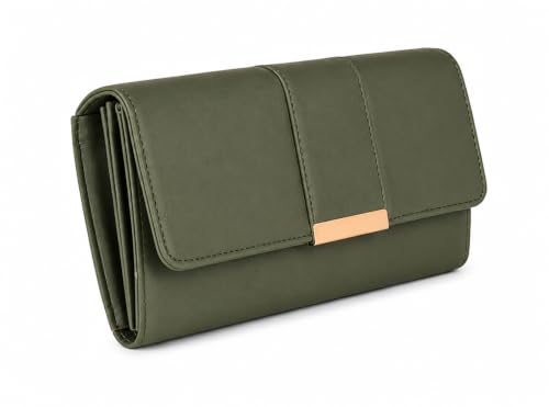 Image of Trendy PU Multi Zip Pocket Daily Use Purse for Women Wallet Bag for Girls Clutches Bag for Women Multicolour Small Handbag Multi card slots phone pocket ladies purse