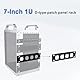 GeeekPi 7 Zoll Rack Montageplatte 1U 4 Lochungen D-Typ patchpanel Für DeskPi RackMate TT Netzwerkschränke/Server-Rack