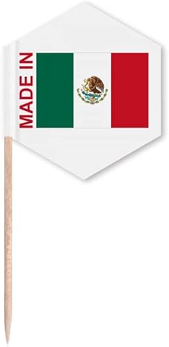 Made In Mexico Country Love Toothpick Flags Cupcake Picks Party Celebration
