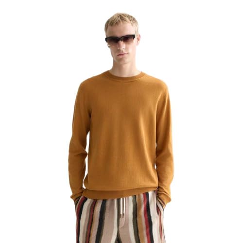 Pull homme Scotch & Soda regular crew neck en coton pour la mi-saison