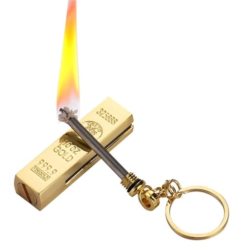 Encendedor tipo barra de oro recargable impermeable
