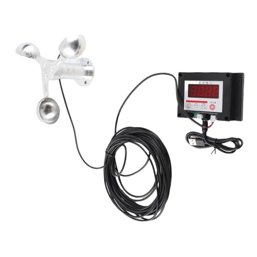 Anemometro per Gru a Torre, Allarme, Stazione Meteorologica, Tazza di, Misuratore di Tazza, Lega di, 220 V, per Misuratore di velocità, Misuratori di velocità del
