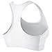 Nike Women's Victory Compression Sports Bra, White/Black, X-Large