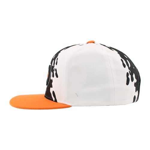 Image of ZHATS NHL Unisex-Adult NHL Officially Licensed Adjustable Snapback Hat Flat Bill Z11 Retro Paintbrush