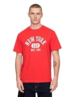 GAP Mens Graphic Logo Knit Poster Red XS