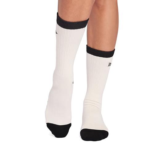 Image of TAVI Kai Crew Grip Socks for Women - Pilates Socks with Non-Slip Grips, Arch Support - Wear for Yoga, Barre, Studio Workouts