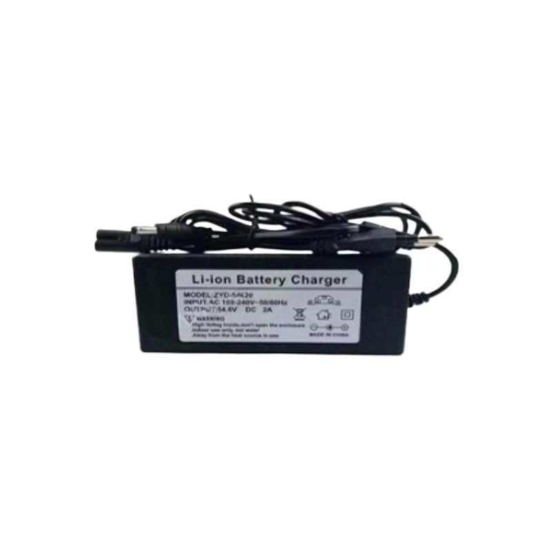 MDFCJHS Batería 13S5P de 48 V, 30-50 Ah y 500 W for Motocicletas y Scooters de Alta Potencia(54.6v 2A Charger)