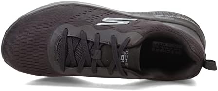 Skechers womens Go Run Elevate Mesh Lace-up Sneaker, Black/Black, 8.5 US | Image 4