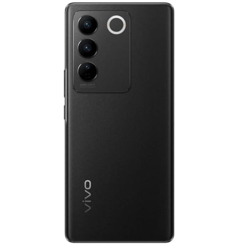 TrofT Back OG Glass Replacement Panel forVivo V27 Pro(Glass) Noble Black-Noble Black