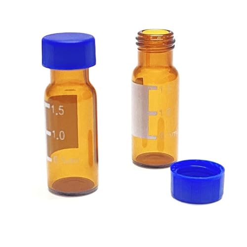 Flacon Headspace de laboratoire en verre marron de 2 ml pour échantillons sensibles