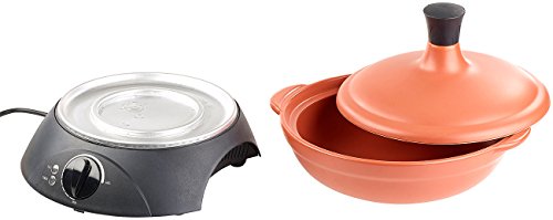 Tajine électrique en terre cuite Ø 30 cm / 2 L / 300 W...