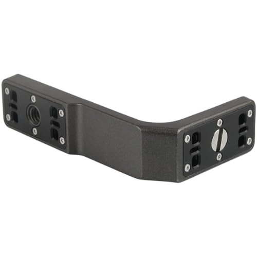 NiuLumea Soporte de montaje horizontal y de liberación rápida, aleación de aluminio, ligero, compatible con modelos, soporte de trípode de 1/4 pulgadas