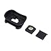 Camera Eyecup Set, Camera Viewfinder Eyecup Set, DK-29 Square Shape Camera Viewfinder Protector Level Tool and Hot Shoe Cover for Z5 Z6 Z7 Z6II Z6III