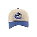 Vancouver Canucks NHL Officially Licensed Adjustable Hat Scholarship Icon Stone