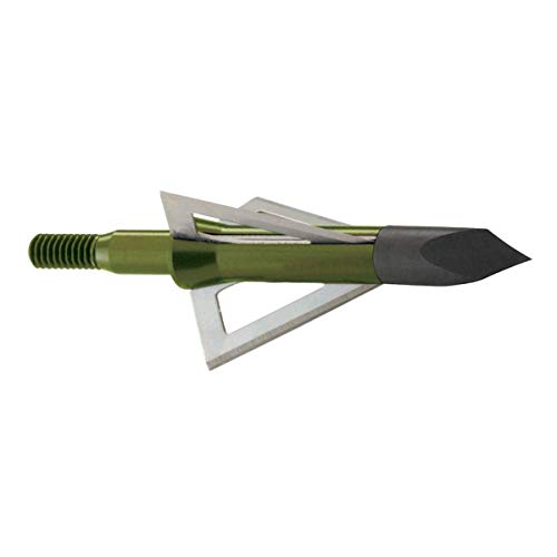 Muzzy 235 Bowhunting 125 Grain, 3 Blade Broadhead, 1-3/16" Cutting Diameter, 6 Pack,Silver #TOP3