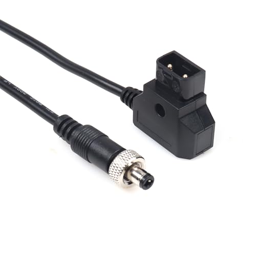 Cable D-Tap a CC de 12 V con bloqueo de 5.5 x 2.5 mm y longitud de 60 cm
