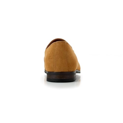 Image of Ferro Aldo Men's Dress Loafer Collection | Modern & Classic Slip-On Styles | Available in Suede, Woven, and Wholecut